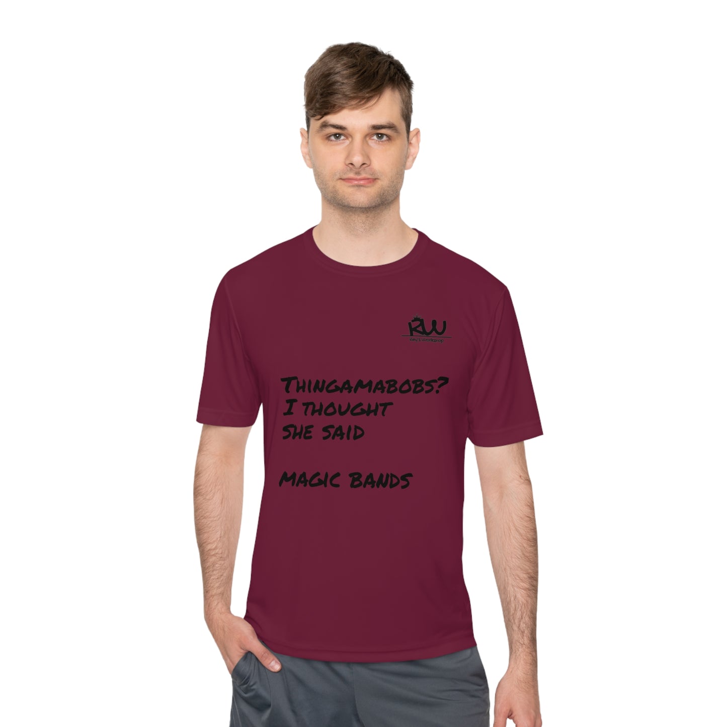 Thingamabobs not Magic Bands Moisture-Wicking Shirt