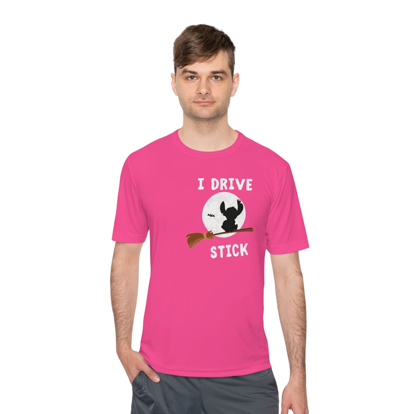 Stitch I Drive Stick Moisture Wicking T-Shirt