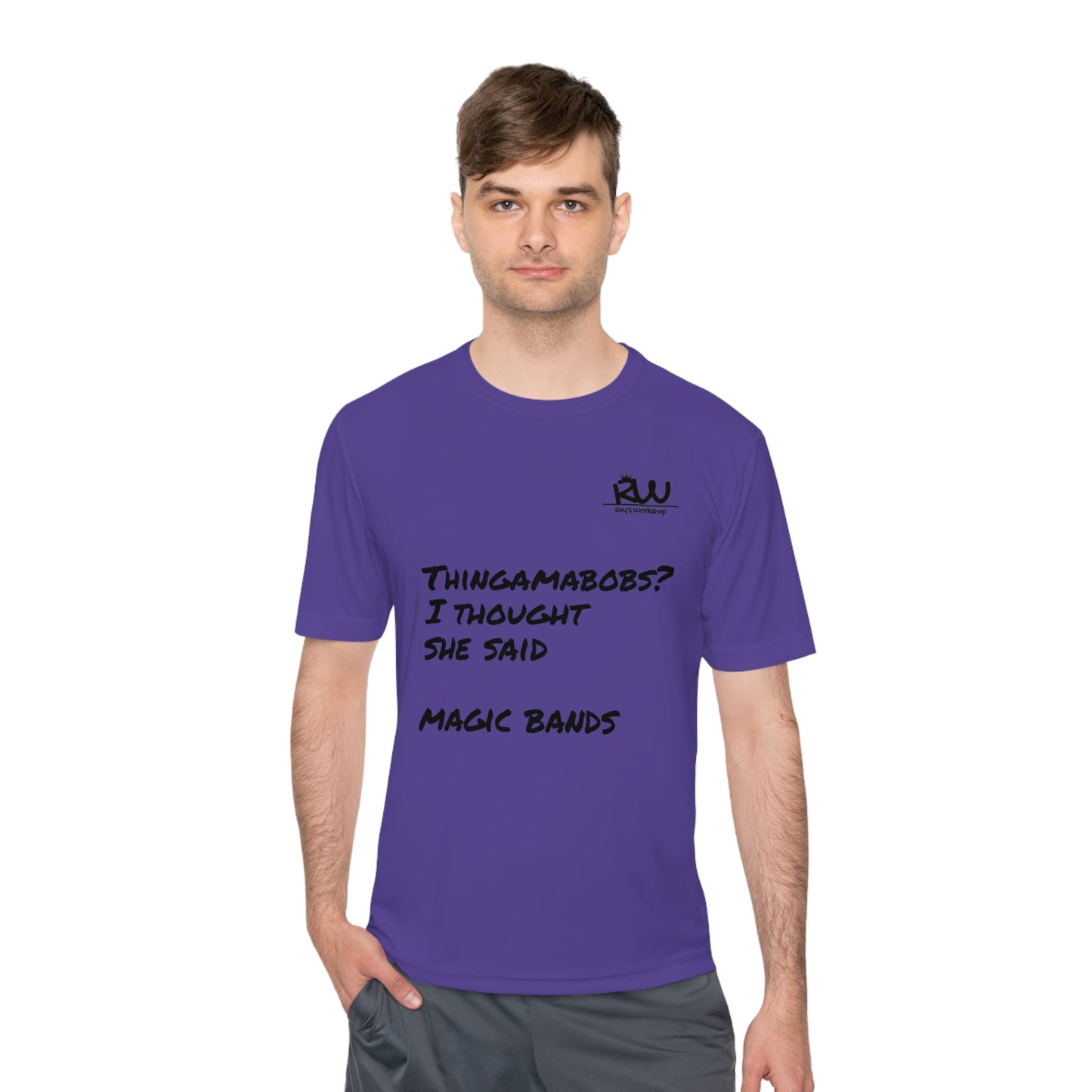 Thingamabobs not Magic Bands Moisture-Wicking Shirt