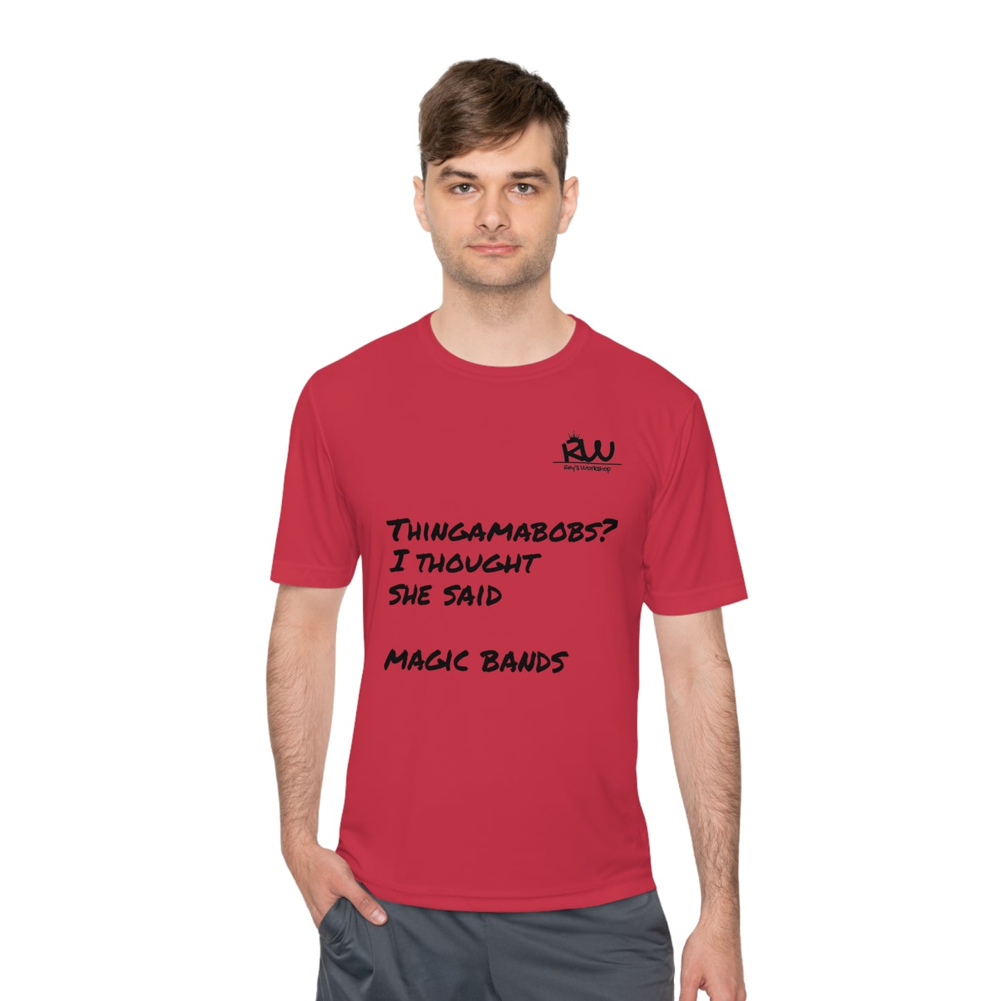 Thingamabobs not Magic Bands Moisture-Wicking Shirt