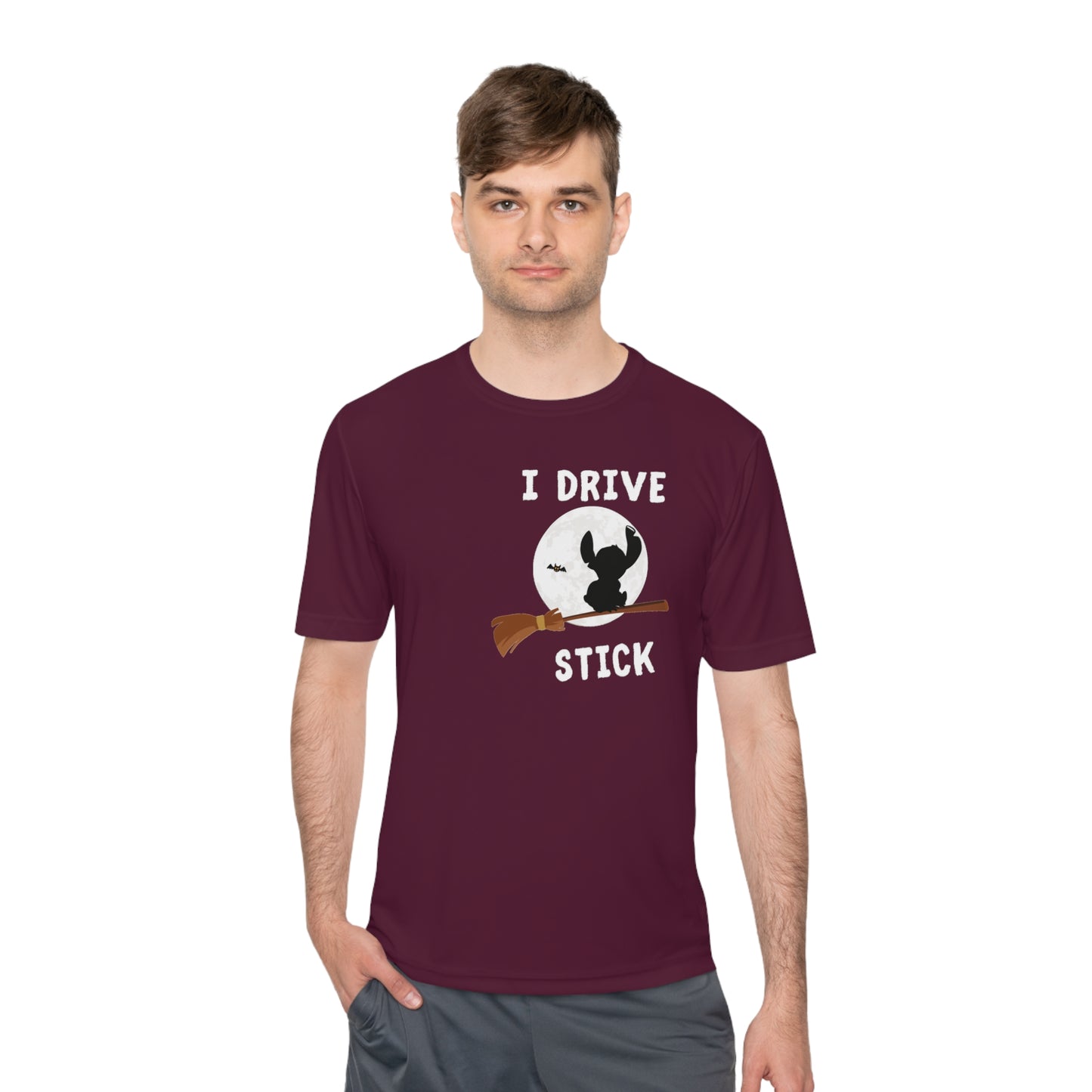 Stitch I Drive Stick Moisture Wicking T-Shirt